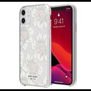kate spade New York Protective Case for iPhone 12 Mini, Hollyhock Floral Clr/Crm